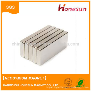 High quality N52 grade neodymium block magnet F25x10x3 MM for sale